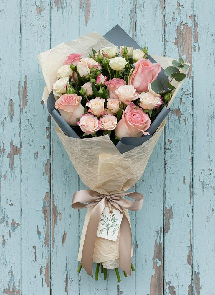 Букет цветов из: Розы в Ачите