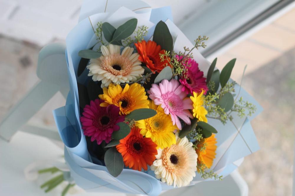 Букет цветов из: Герберы в Ачите