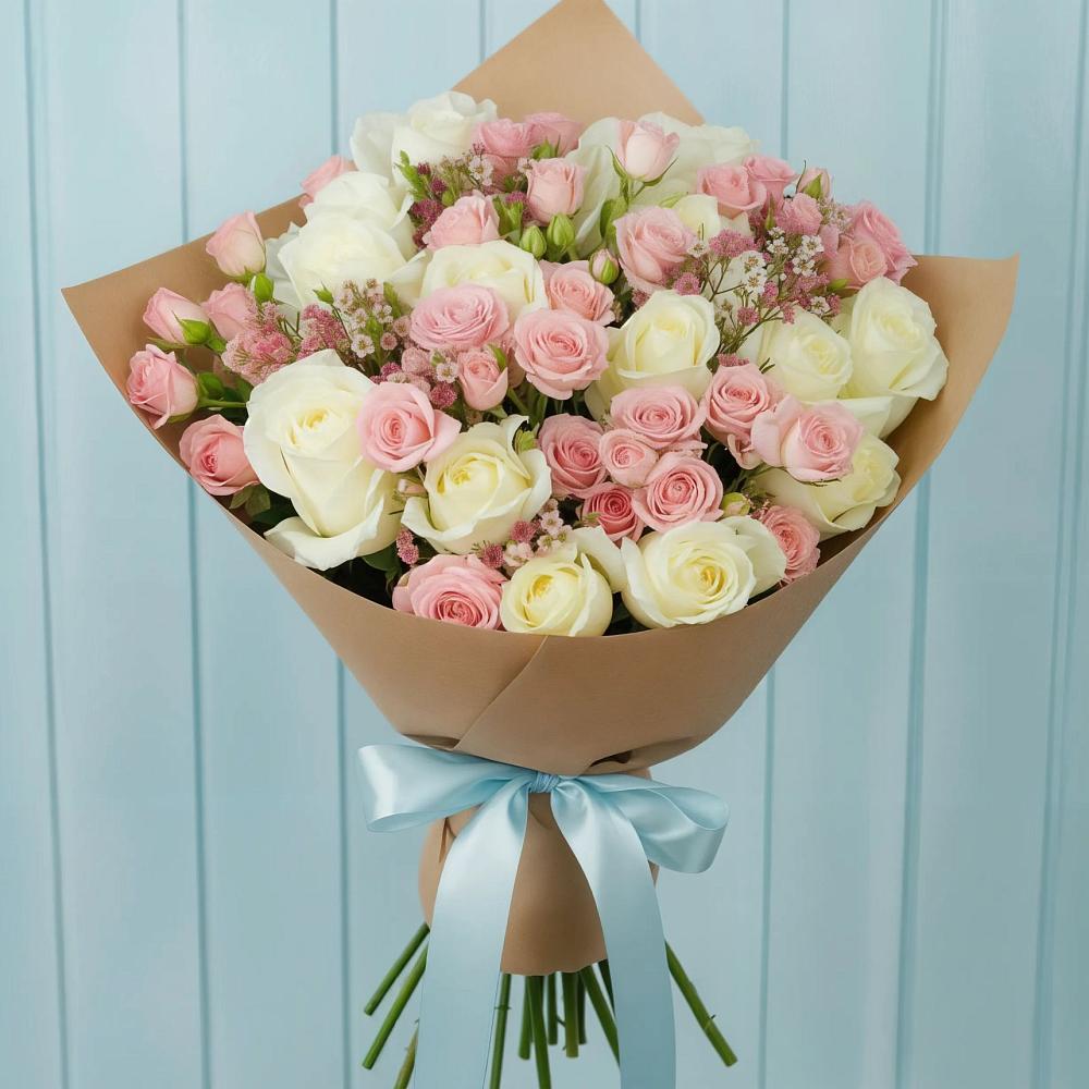 Букет цветов из: Розы в Ачите