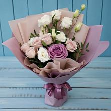 Букет Легкое дыхание #REPLACE_PRED# Ачите Букет цветов из:  Розы и Лизиантусы #REPLACE_PRED# Ачите
