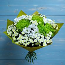 Букет цветов из:  Хризантемы #REPLACE_PRED# Ачите