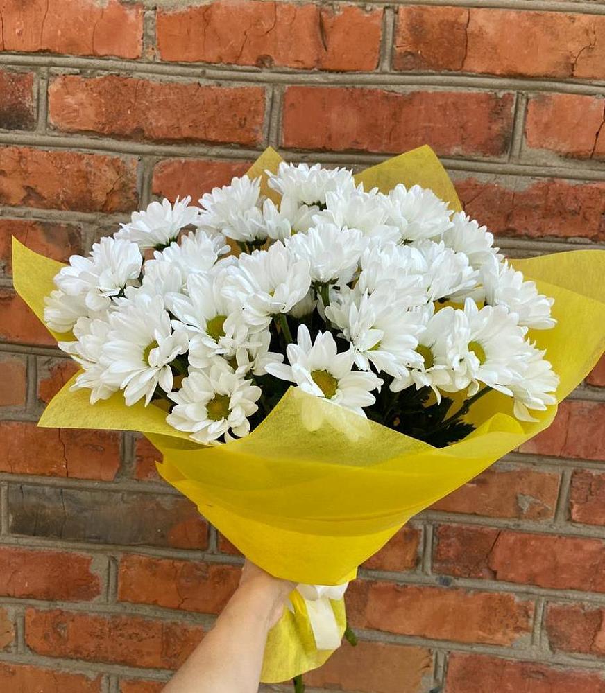 Букет Застенчивые лепестки в Ачите Букет цветов из: Хризантемы в Ачите