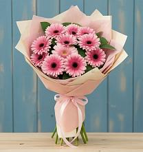 Букет пурпурно-розовый в Ачите Букет цветов из:  Герберы в Ачите