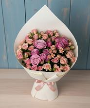 Букет Нежная розовость в Ачите Букет цветов из:  Розы в Ачите